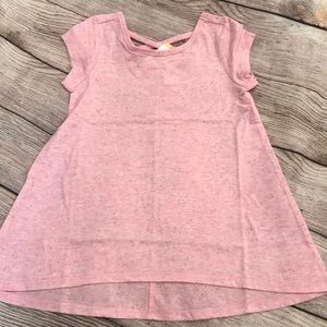 Gymboree XS 4 Pink Long Speckled Tunic Tank